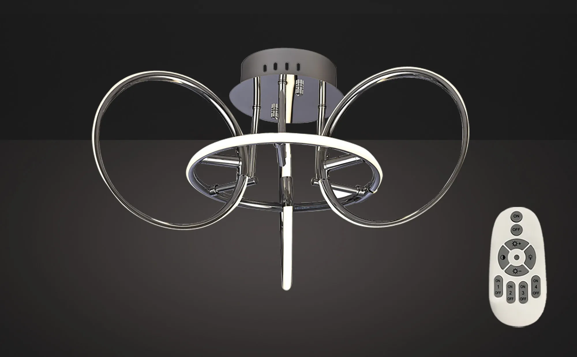 Aros Ceiling Lights Mantra Semi Flush Fittings